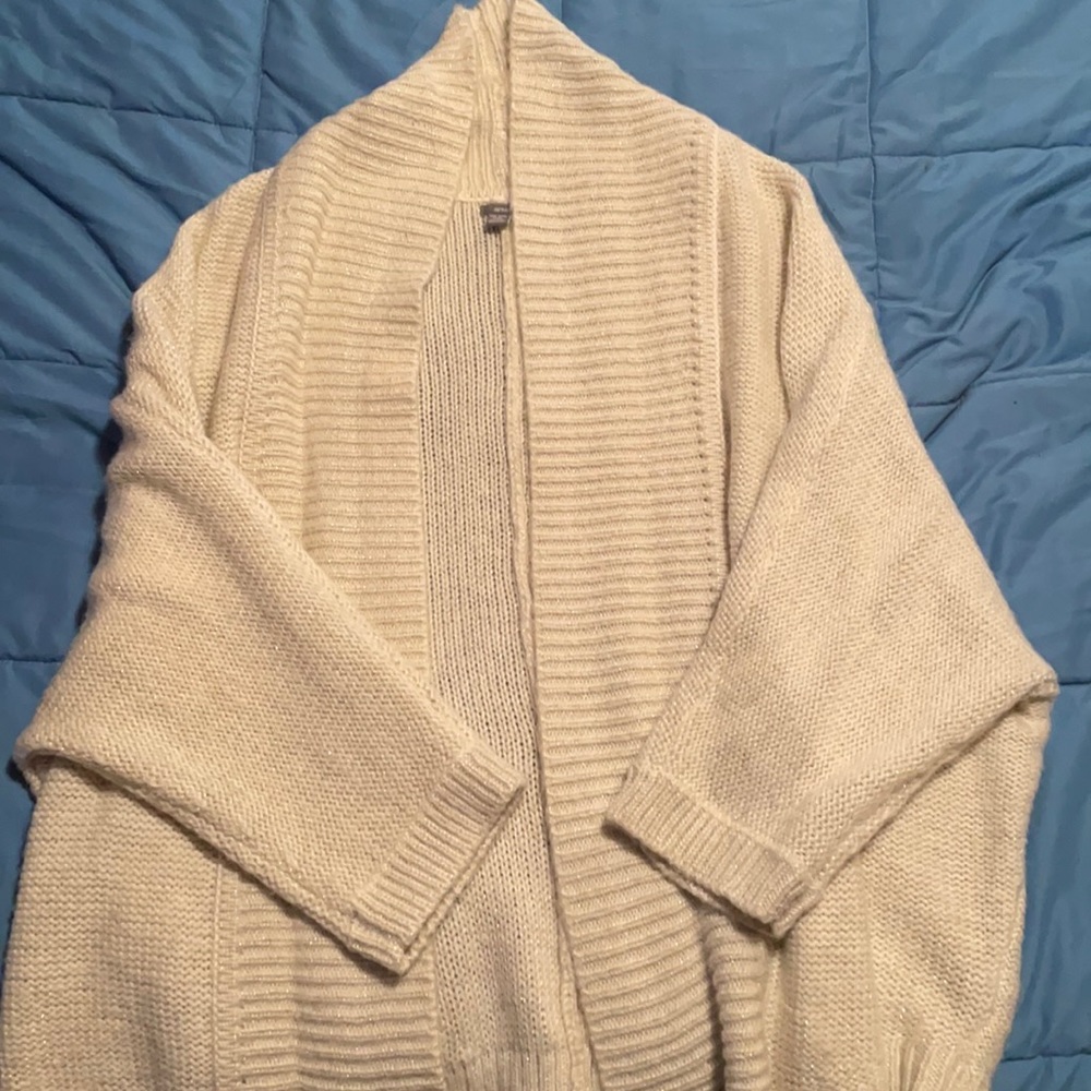Sparkle Cream Cardigan